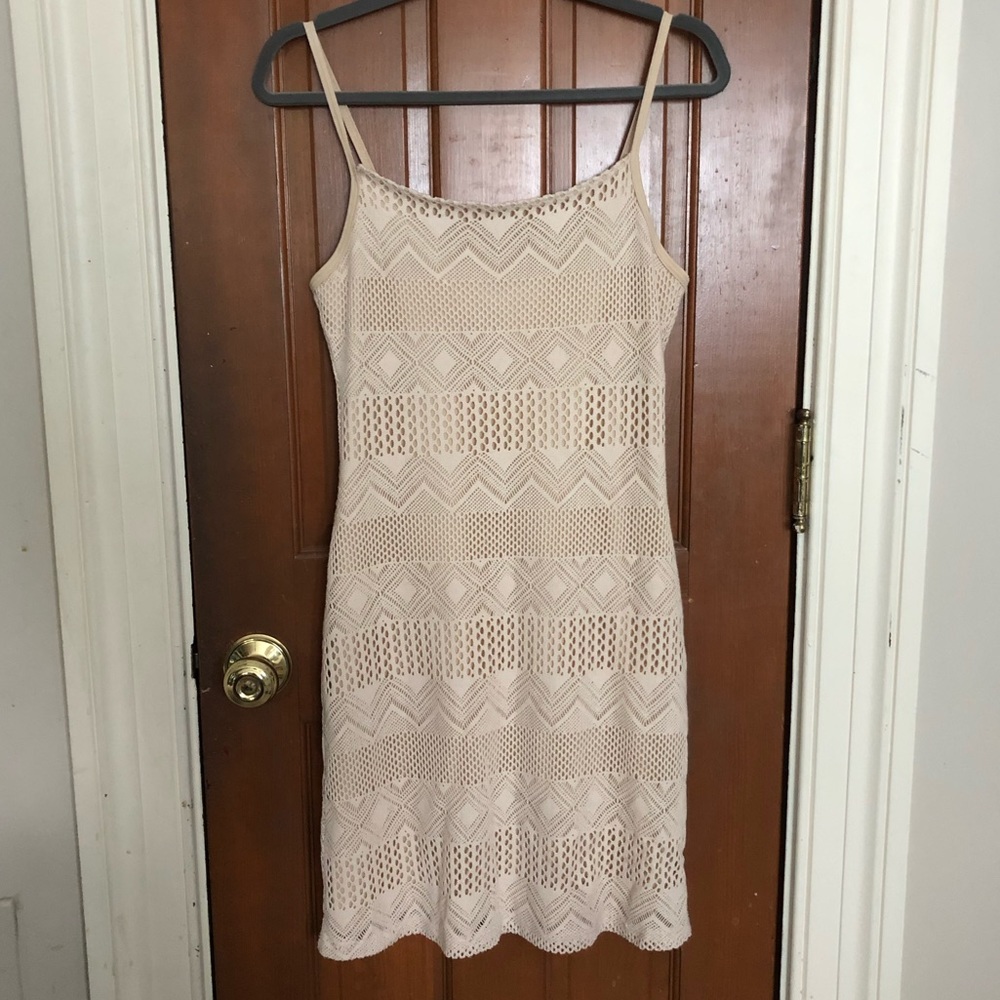 Vintage crochet beach dress